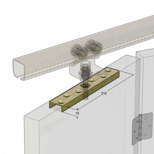 STRAIGHT RAIL FLANGE H24